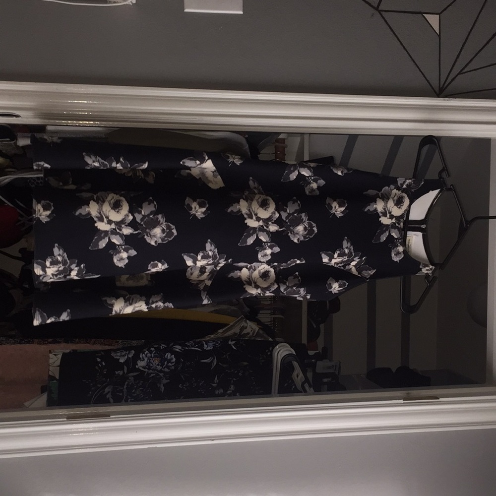 Flower mini dress